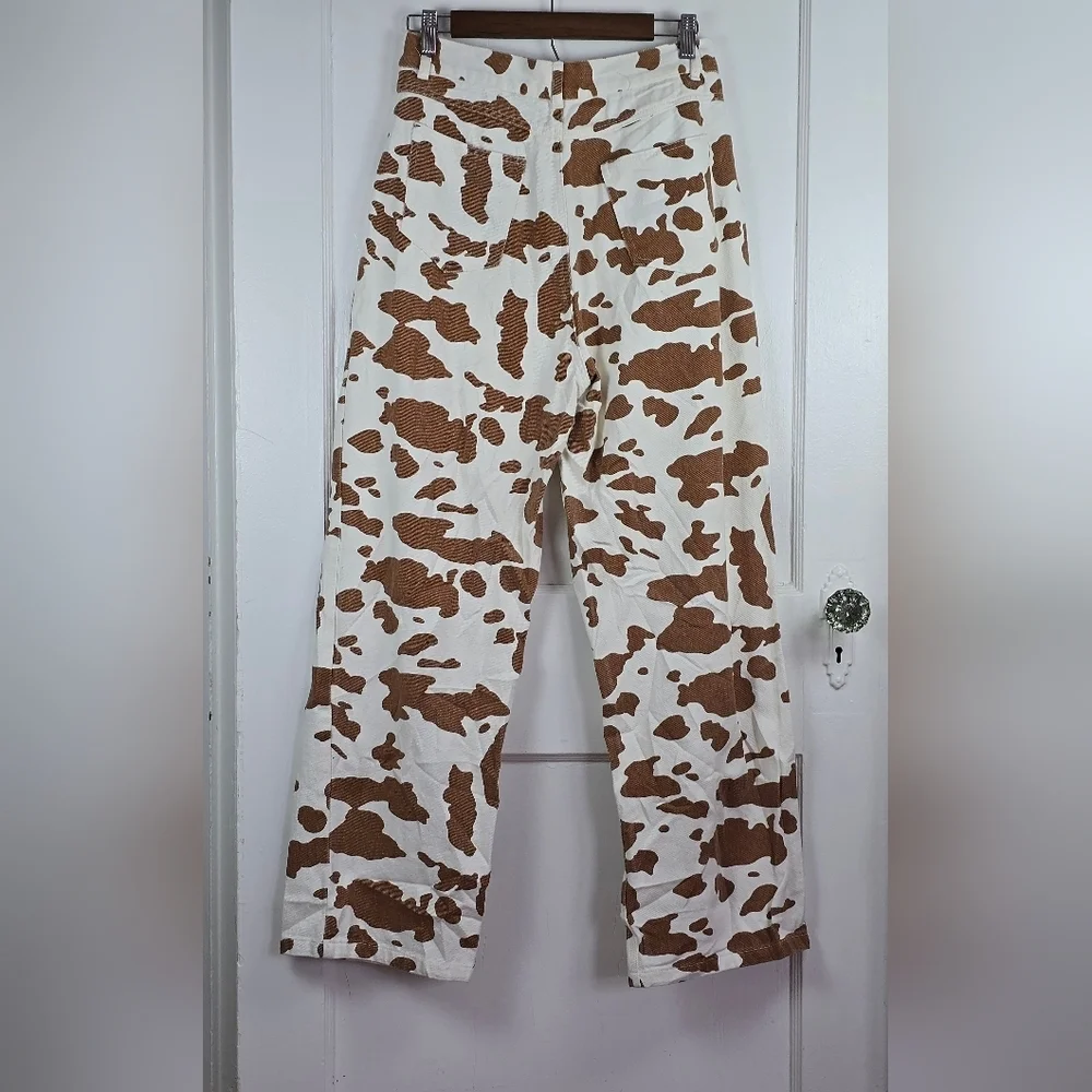 Shekou Giraffe Print Jeans 6 - Picture 2 of 6